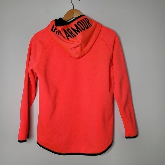 Under Armour Graphic UA Logo Hooded Sweatshirt Pink Size Small - Picture 4 of 6